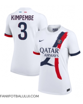 Paris Saint-Germain Presnel Kimpembe #3 Tricou Fotbal Replică 2024-25 Femei Deplasare